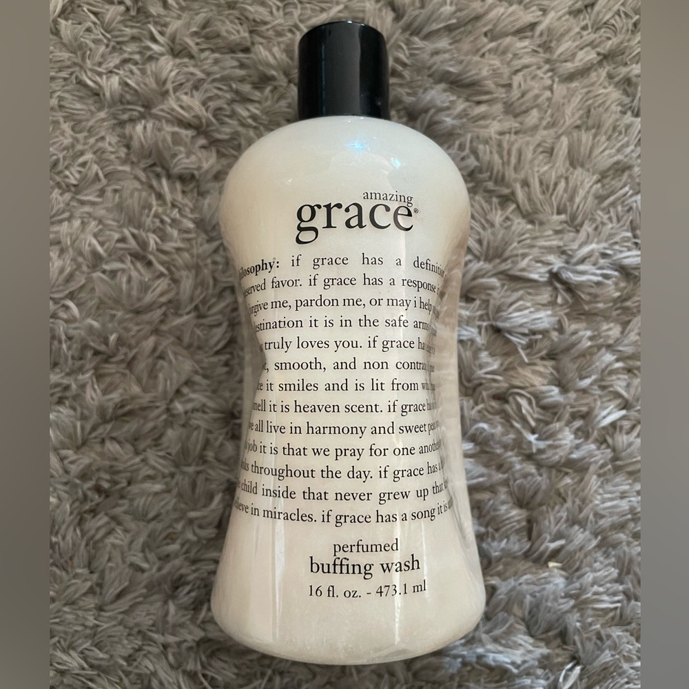 Philosophy Amazing Grace Perfumed Buffing Wash 16oz Sealed New Bottle